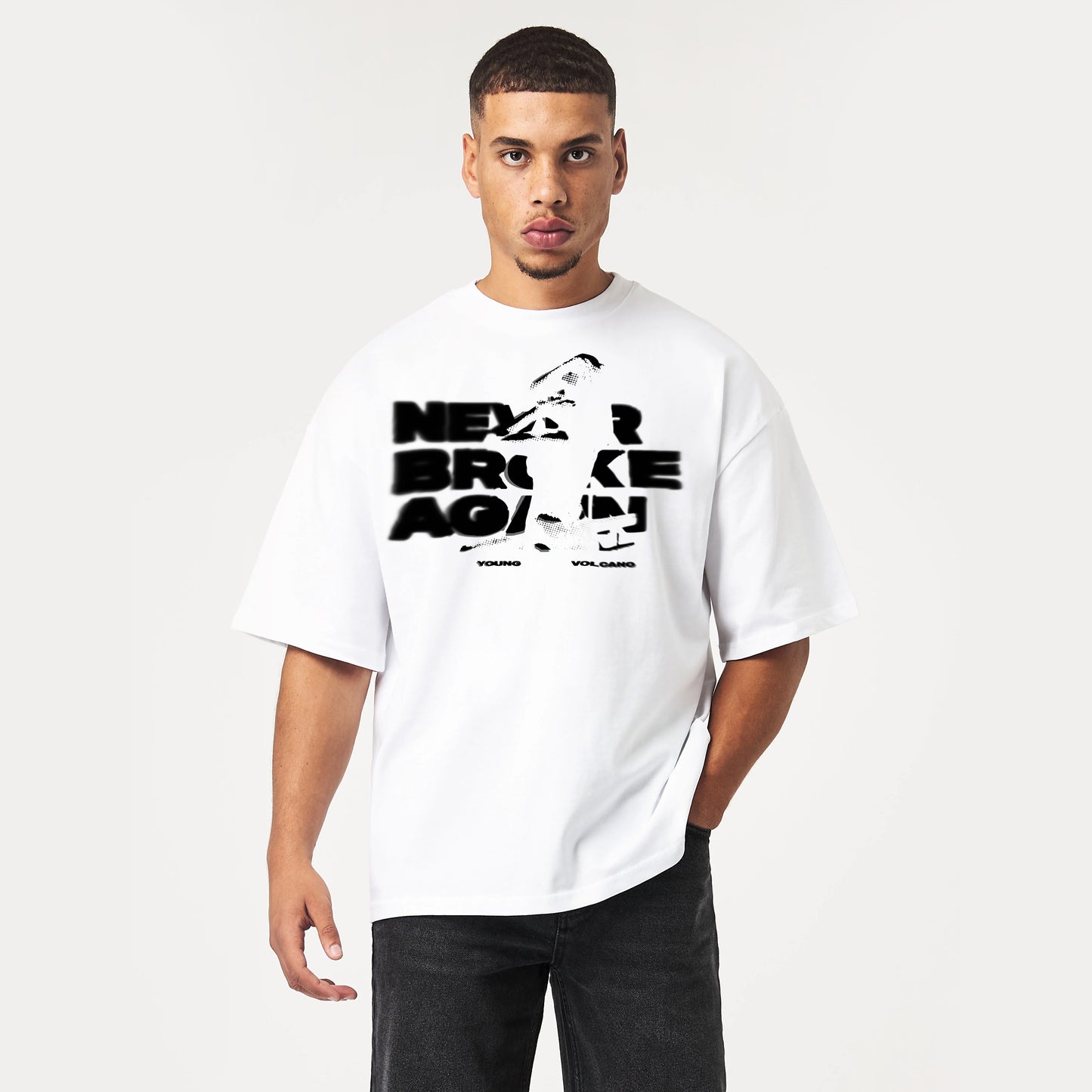 Never Broke Again Tee White